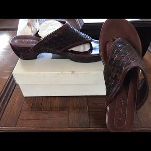 REDUCED ColeHaan Woven Leather Sandals Size 8